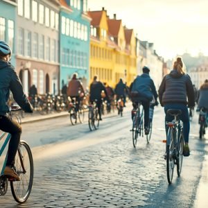 Menos carros, menos ruído, menos poluição.  Mais gente nas ruas, mais vida, mais conexão